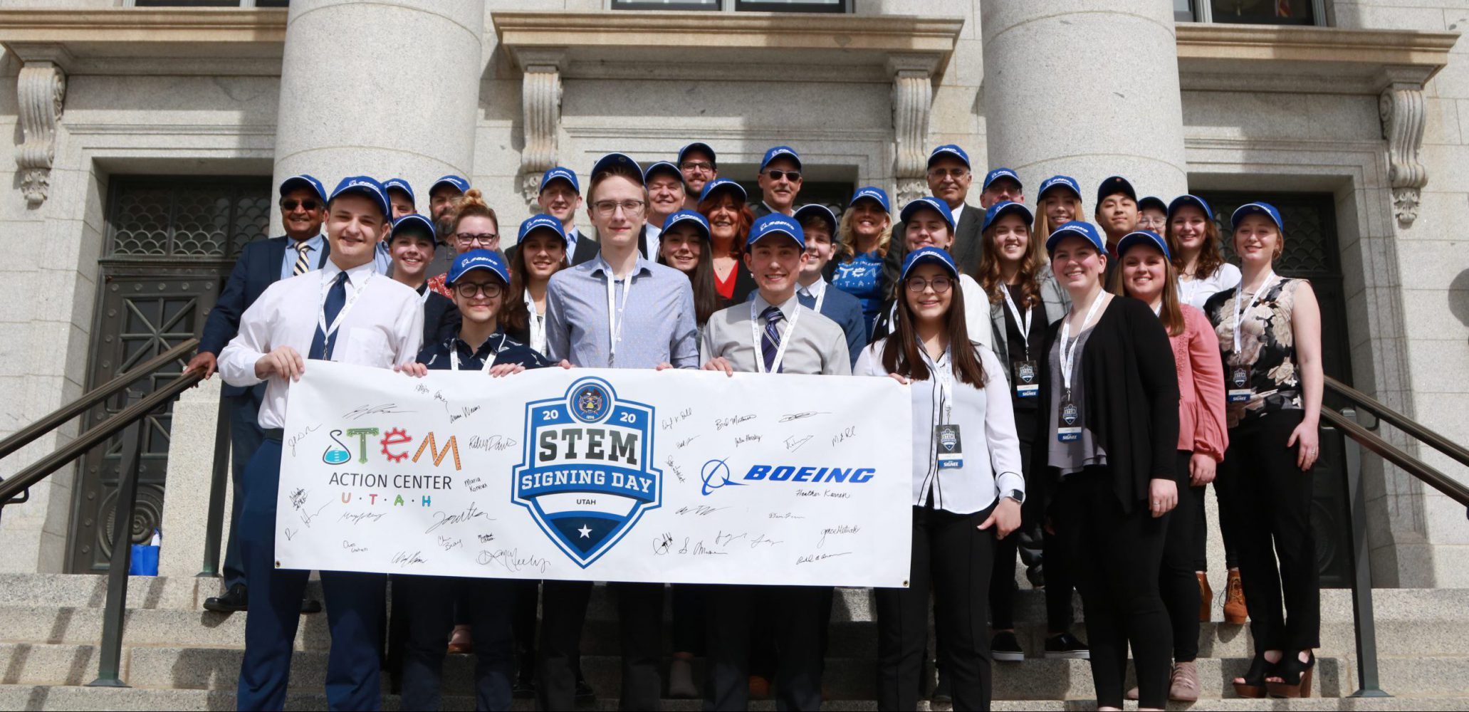 Featured image for “Students from Across Utah Commit to Pursuing STEM Careers at Utah State Capitol”
